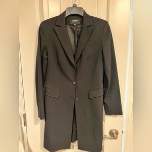 Express stretch long classic blazer /suit jacket